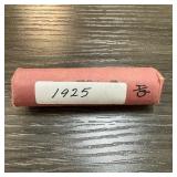 1925 ROLL WHEAT PENNIES CENTS