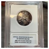 .999 SILVER ENRICHED 2008 SACAGAWEA DOLLAR