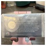 RONALD RAGAN PROOF SILVER PLATED DIME
