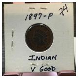 1897 INDIAN HEAD PENNY CENT