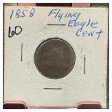 1858 FLYING EAGLE CENT