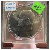 1972-D IKE DOLLAR HIGH GRADE