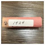 1924 ROLL WHEAT PENNIES CENTS