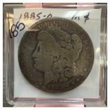 1885-O MORGAN SILVER DOLLAR