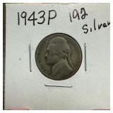 1943-P JEFFERSON SILVER NICKEL
