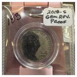 2018-S GEM REVERSE PROOF JEFFERSON NICKEL