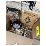 BOX OF VTG EYEGLASSES & MISC