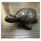 BLACK POTTERY TURTLE WHISTLE