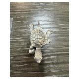 PEWTER TURTLE FIGURINE