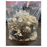 LARGE BAG OF BETTER NECKLACES / JEWELRY NOTE