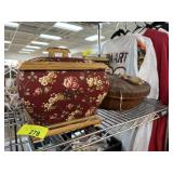 2PC LIDDED BOXES VINTAGE CHINA