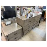 MATCHED DRESSER & NIGHT STAND