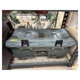 PLANO FOOTLOCKER TRUNK W TENT INSIDE
