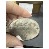 VINTAGE WWI REPLICA HITLERS DOG TAG 1 COMP