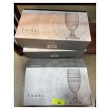 QTY 12 GODINGER SHANNON CRYSTAL LUMINA GOBLETS