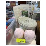 LARGE LOT OF YARN