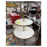 NICE 2 TIER SERVING HIGH TEA STYLE TRAY