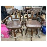 2PC LARGE BARSTOOLS