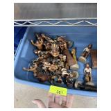 LARGE LOT OF COWBOY & INDIANS FIGURES