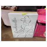3PC CINDERELLA CANVAS WALL ART