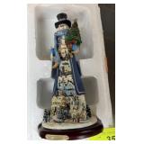 BRADFORD EXCHANGE THOMAS KINKADE SNOWMAN DECOR