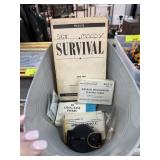 LOT OF VINTAGE MILITARY TRAINING CARDS ETC
