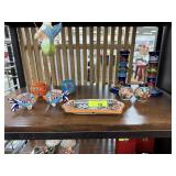 LOT OF MIXED POTTERY TALAVERA ETC