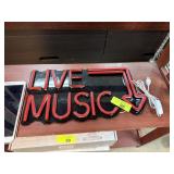 LIVE MUSIC LIGHT UP SIGN WORKS