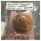 US MINT TRUMAN COMM MEDAL UNC BRONZE