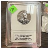 .999 FINE SILVER ENRICHED DOLLAR SACAGAWEA