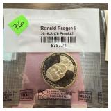2016-S CH PROOF RONALD REAGAN DOLLAR COIN