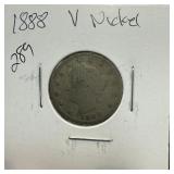 1888 LIBERTY V NICKEL