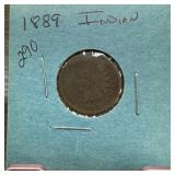 1889 INDIAN HEAD PENNY CENT