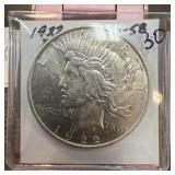1922-D PEACE SILVER DOLLAR
