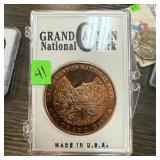 GRAND CANYON NATIONL PARK PROOF COMM COIN