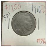 1916-D BUFFALO NICKEL