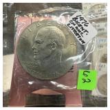 1976 BICENTENNIAL UNC IKE DOLLAR COIN