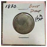 1830 BUST SILVER DIME