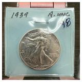 1939 WALKING LIBERTY SILVER HALF DOLLAR BETTER GD