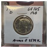 1972-D MERCURY SILVER DIME HIGH GRADE