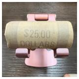 $25 VINTAGE ROLL SUSAN B ANTHONY DOLLARS