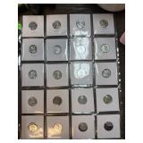 SHEET OF 1943 HIGH GRADE STEEL WHEAT PENNIES CENTS