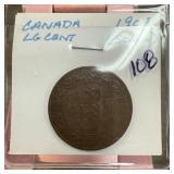 1909 CANADA LARGE CENT COIN