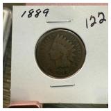 1889 INDIAN HEAD PENNY CENT
