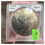 1976 UNC EISENHOWER DOLLAR TYPE 2 IKE
