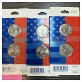 6 UNC STATE QUARTERS S CAROLINA GEORGIA MARYLAND