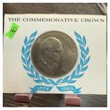 WINSTON CHURCHILL COMMEMORATIVE CROWN