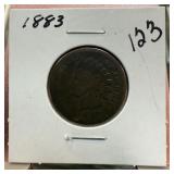 1883 INDIAN HEAD PENNY CENT