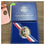 1986 PROOF LIBERTY CLAD HALF DOLLAR