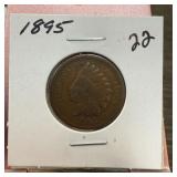1895 INDIAN HEAD PENNY CENT